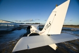 Ground forward over tail- Blue sky